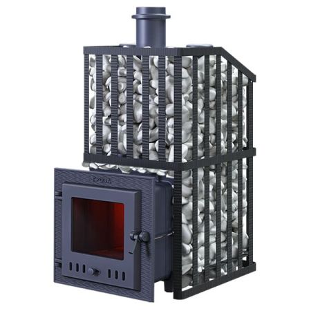 фото Банная печь Гефест Гроза Ураган 18 (М) чугунная