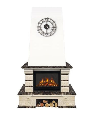 фото Каминные часы кованные 1 ч/b/s Везувий