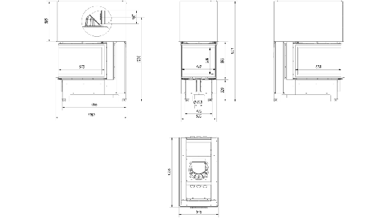 фото Каминная топка KRATKI NBU 11