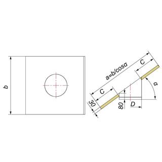 фото Фланец наклонный с изоляцией V50R D 115мм