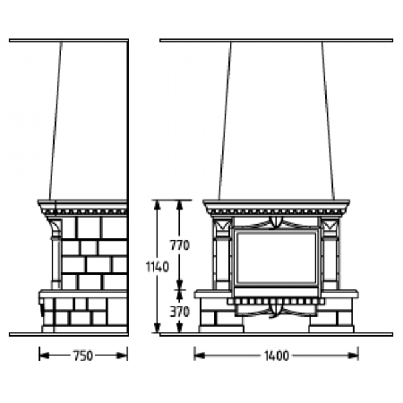 фото Каминная облицовка Supra Turenne