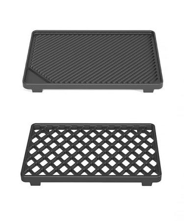 фото Плита чугунная ГРИЛЬ, СТЕЙК с подставкой