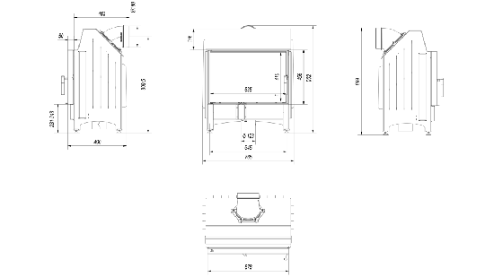 фото Каминная топка Zibi Deco