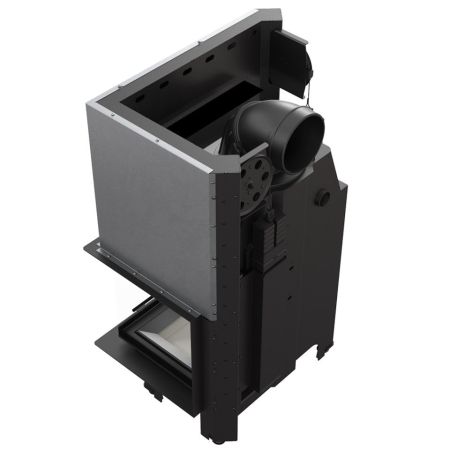 фото Каминная топка MBM P BS G SG, гильотина с угловым стеклом Kratki