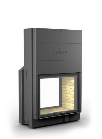 фото Двусторонняя каминная топка Астов ПТ 9074