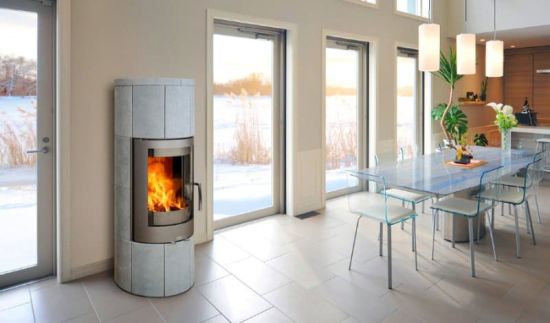 фото Печь-камин Porto в талькохлорите