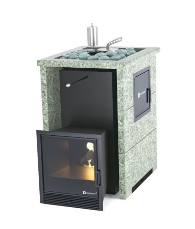 фото Печь для бани Easysteam Анапа М2 в трехстороннем кожухе