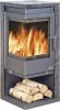 ABX Admiral угловая печь-камин облицованная натуральным камнем
