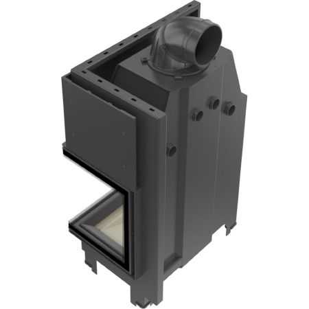 фото Угловая каминная топка подового горения MBA P BS SG, Kratki