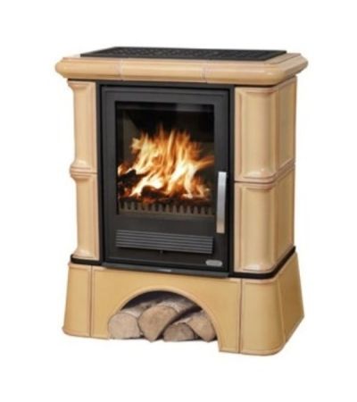 фото Керамическая печь с кафельным цоколем ABX BAVARIA K  