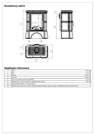 фото Керамическая печь с кафельным цоколем ABX BAVARIA K  