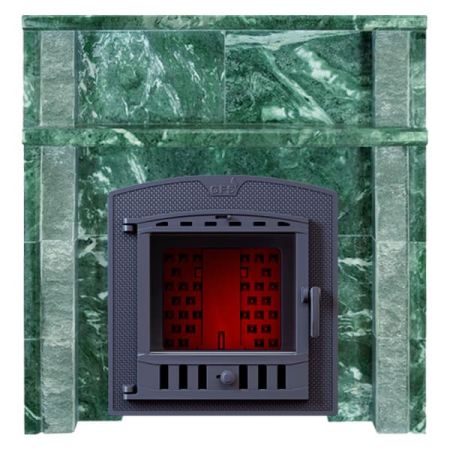 фото Портал для печи в баню из змеевика