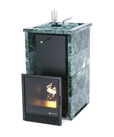 фото Печь для бани Easysteam Сочи в трехстороннем кожухе