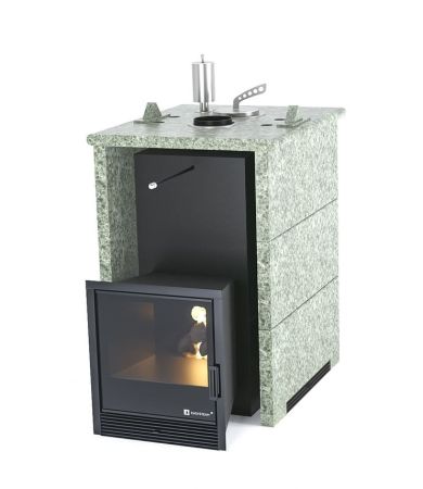 фото Печь для бани Easysteam Анапа в трехстороннем кожухе