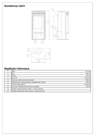 фото Камин-печь Baltik 6 талькохлорит с верхней плитой