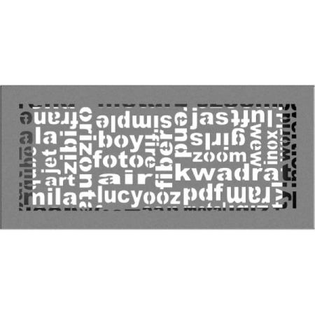 фото Каминная вентиляционная решетка 17*37 ABC гранит