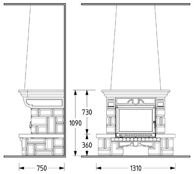 фото Каминная облицовка Supra Sardane 2