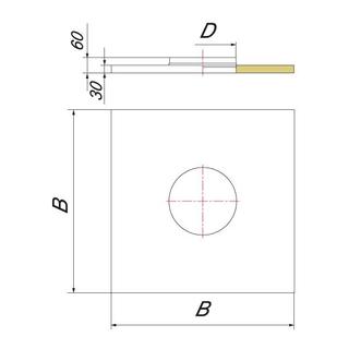 фото Фланец прямой с изоляцией V50R Вулкан D 300мм