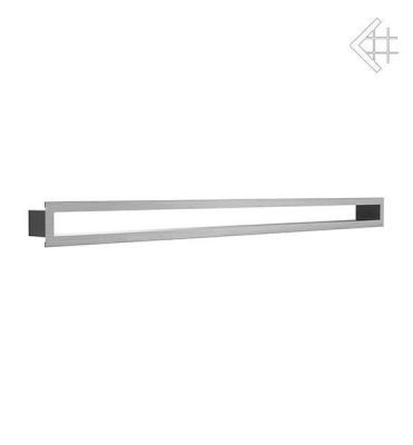  фото Каминная вентиляционная решетка 6*100 туннель стальная