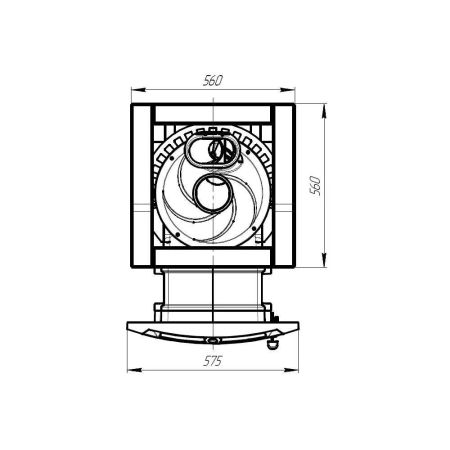 фото Печь для бани Атмосфера L+ в облицовке Талькохлорит