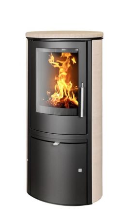 фото Печь ABX Reno panorama натуральный камень