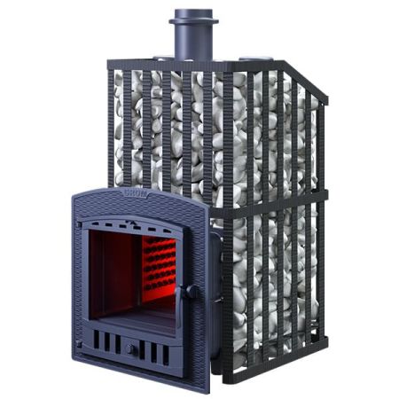фото Печь для бани Гефест Гром Ураган 30 (П) 2 чугунная