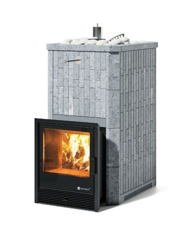 фото Печь для бани Easysteam Сочи в наборном полноценном кожухе 