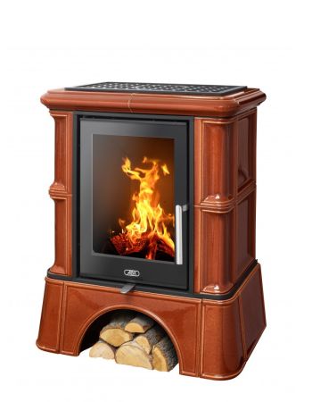 фото Печь-камин ABX BAVARIA EXclusive кафельный цоколь