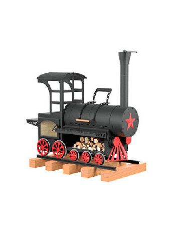 фото Комплекс барбекю Паровоз Астов