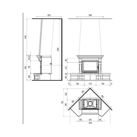 фото Каминная облицовка Supra Tango