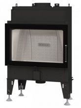  фото Каминная топка BeF THERM 8 футеровка красный Carcon с кожаной ручкой 