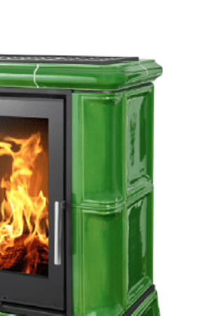 фото Керамическая печь с кафельным цоколем ABX BAVARIA K  