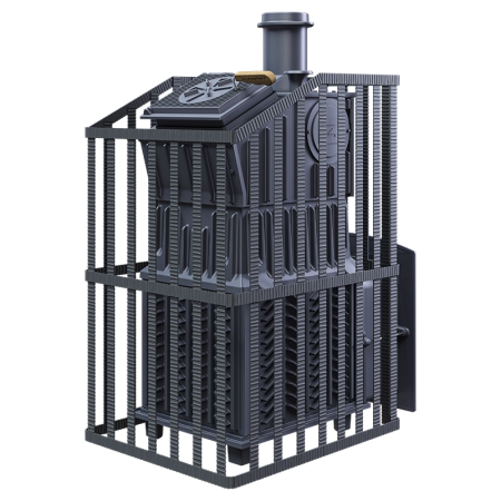 фото Печь для бани Гефест Гром Ураган 30 (П) 2 чугунная