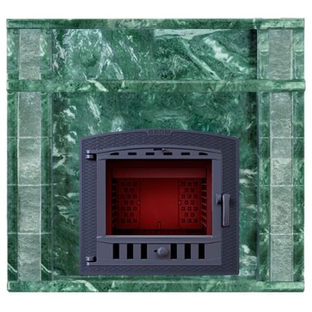 фото Портал для банной печи из камня Змеевик PREMIUM