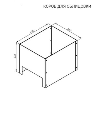 фото Короб для банной облицовки Везувий