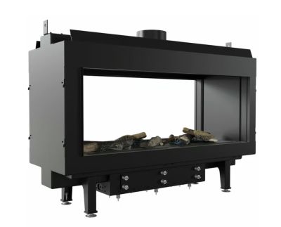  фото Газовая каминная топка Kratki Pro LEO/100/TUNEL