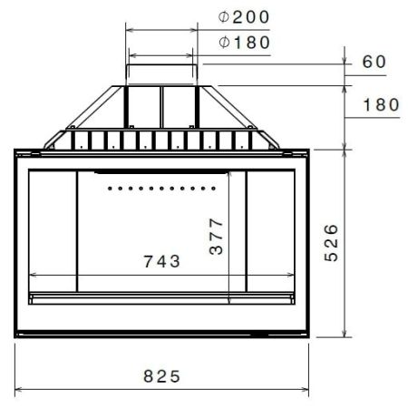 фото Каминная топка Liseo L 9