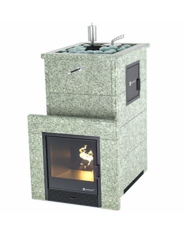 фото Печь для бани Easysteam Геленджик М2 в полноценном кожухе