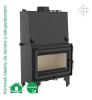 Каминная топка с водяным контуром Aquario O 16 PW W