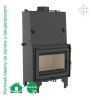 Каминная топка с водяным контуром Aquario Z 14 PW W