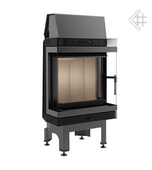 фото Каминная топка Kratki Blanka LP BS П-образное стекло