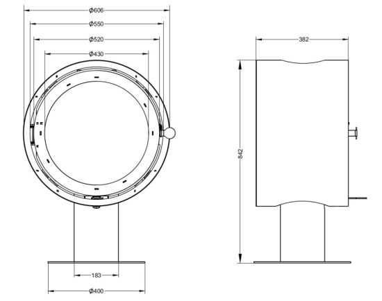 фото Печь-камин Астов D 600