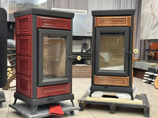 фото Печь-камин Astov Майолика