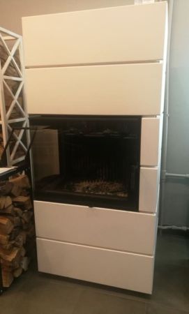 фото Печь-камин Астов Ферро П2С 700 стальной