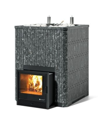  фото Печь для бани Easysteam Домна 60 К в полноценном наборном кожухе