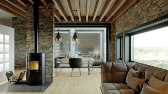 фото Печь-камин Defro Home Ceres Color