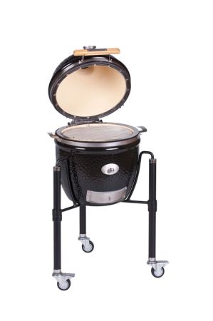 фото Угольный гриль Monolith Junior Pro-Series 2.0 Black с ножками