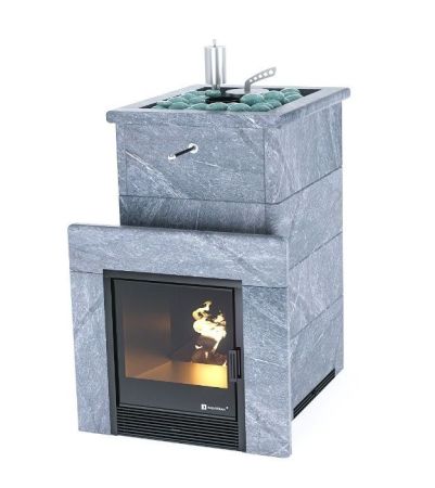 фото Печь для бани Easysteam Сочи в полноценном кожухе