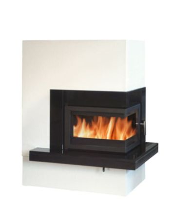 фото Камин ABX с облицовкой Pateo угловой