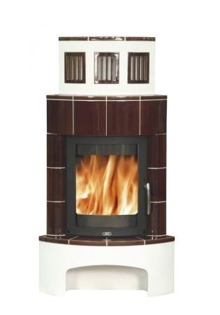 фото Керамический камин Normandie, угловой